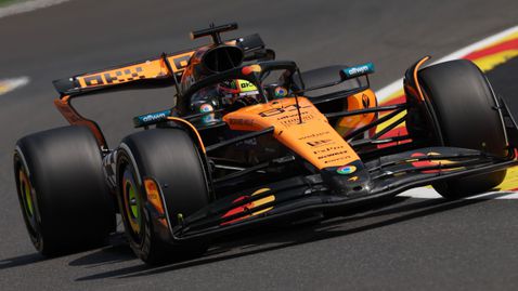 Оскар Пиастри зададе темпото в единствената тренировка на "Спа"