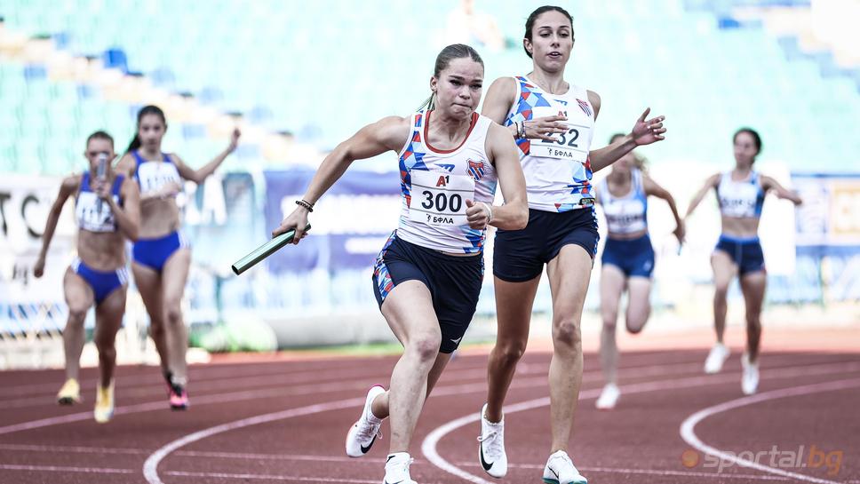 ЦСКА-София и Супер спорт-Варна триумфираха на 4 по 100 м