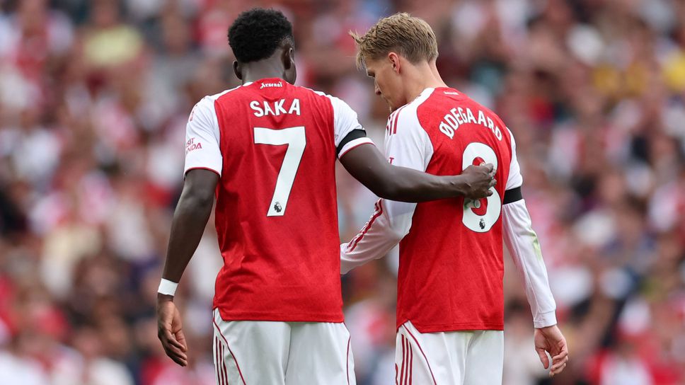 Арсенал ще бъде без Йодегор и Сака за старта на Шампионската лига