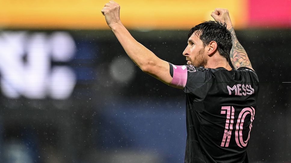 Аржентинската звезда Лионел Меси отново отбеляза два гола като този
