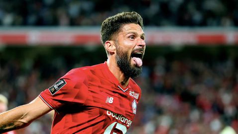 Жиру напомни за себе си с гол за историята