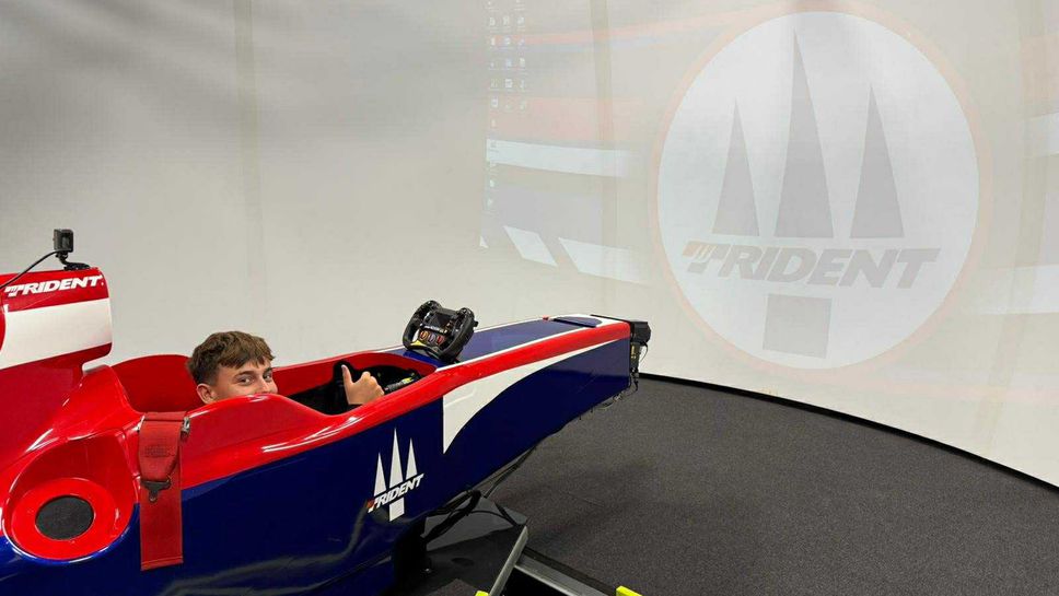 Любо Руйков комбинира училището с подготовката за Формула 4