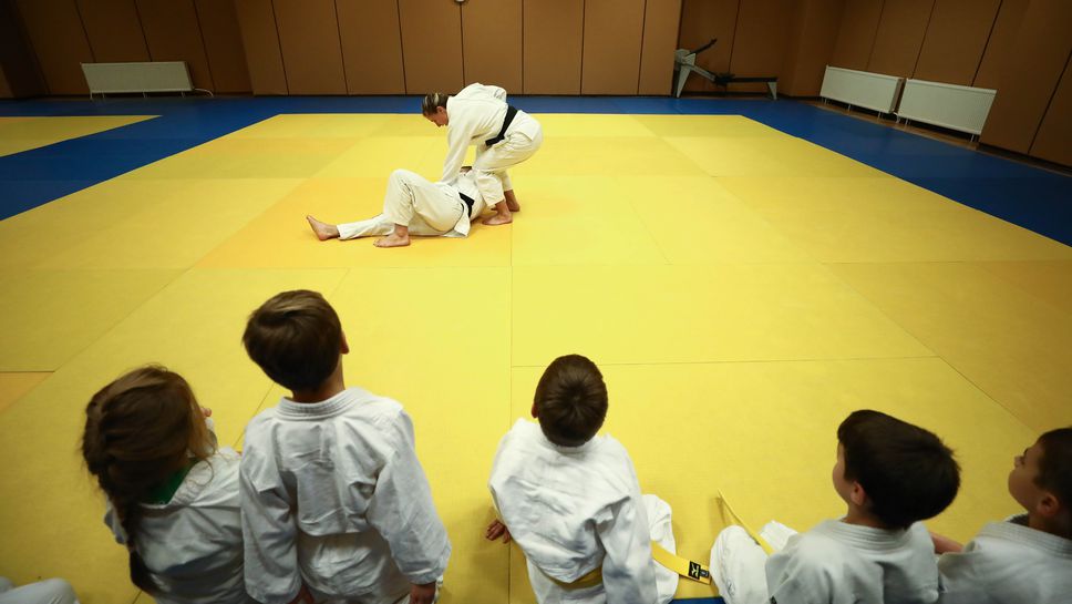 Тренировка на Ивелина Илиева с Шун джудо клуб