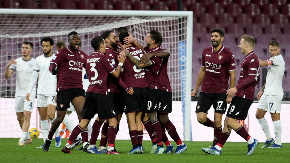 Последният в Серия “А” шокира Лацио с обрат за първата си шампионатна победа през сезона