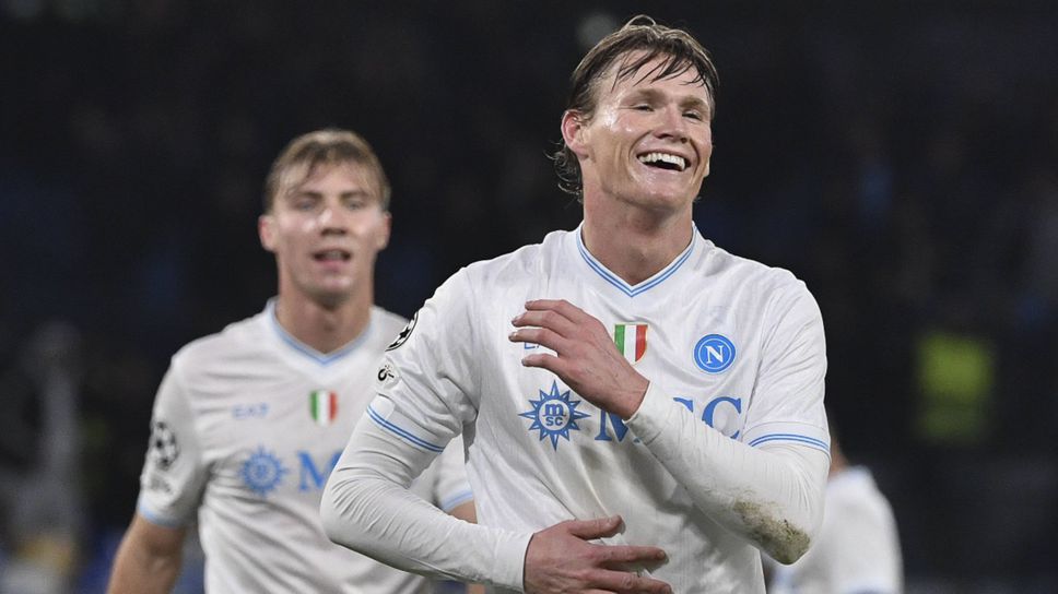 Скот Мактоминей имаше основна заслуга Наполи да запише втора победа