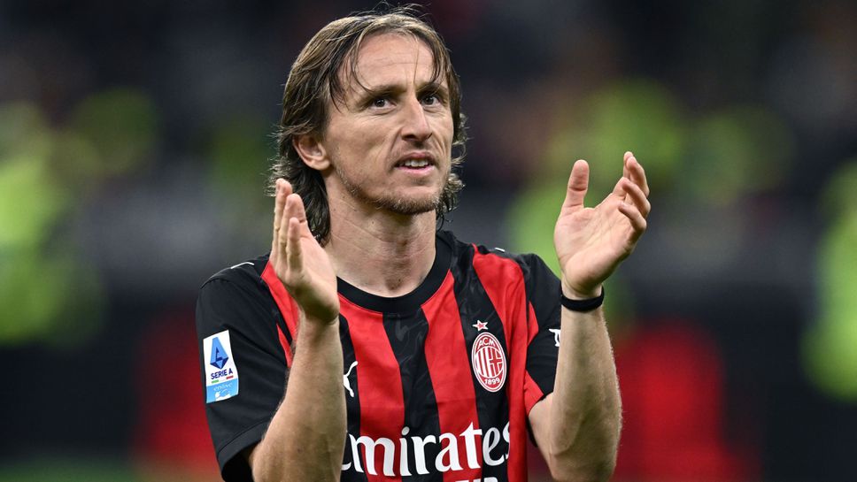 Полузащитникът на МиланЛука Модрич стана третият най възрастен играч отбелязал