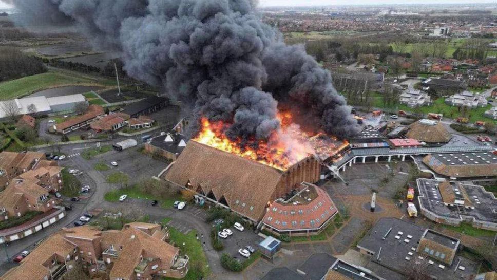 Ужасно: Залата на елитен френски тим се запали