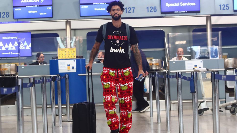 Отборът на Олимпиакос където играе българската баскетболна звезда Александър Везенков