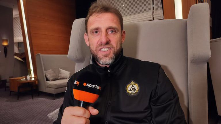 Треньорът на вратарите в Радостин Станев даде интервю пред камерата