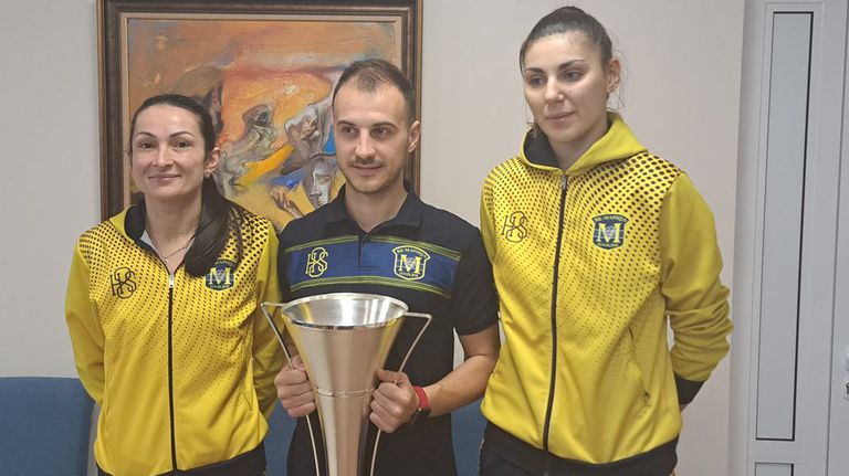 Волейболните шампионки от Марица Пловдив дадоха пресконференция преди началото на