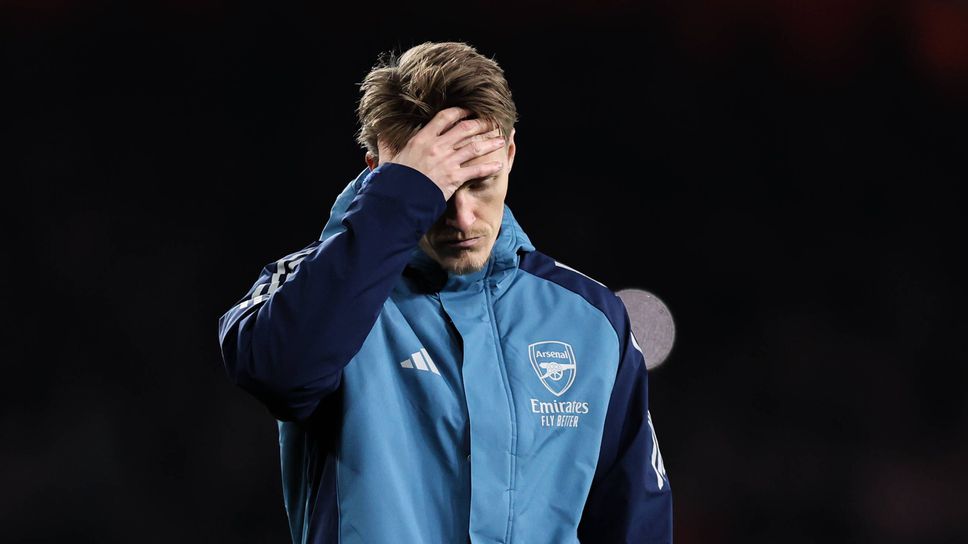 Капитанът на АрсеналМартин Йодегор призна че завършването на второто място