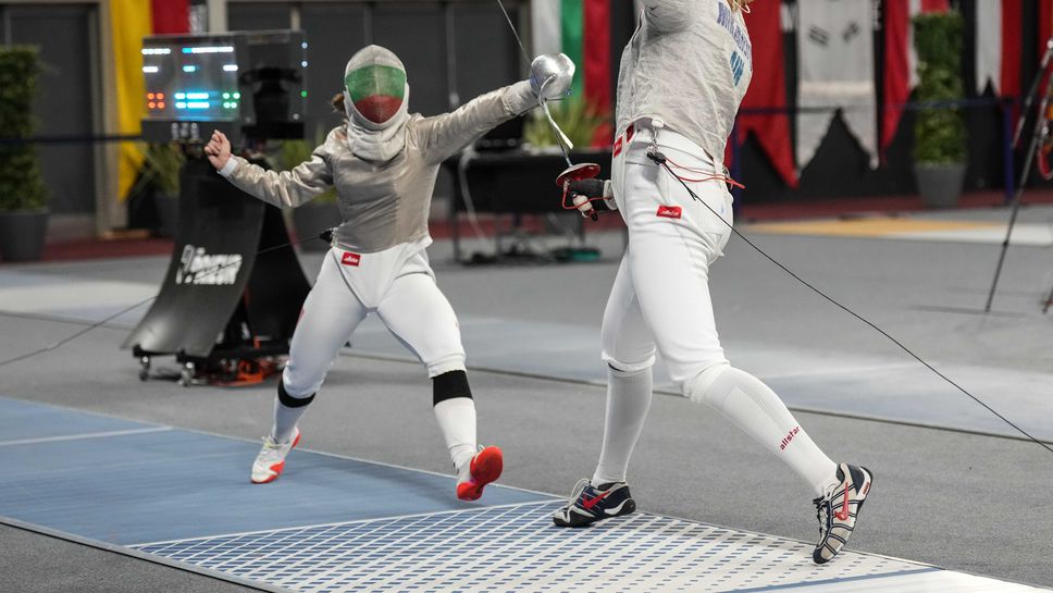 Българският отбор на сабя жени в състав Йоана Илиева Емма