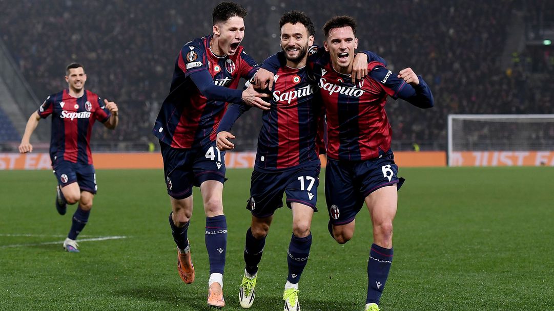 Дебютен гол стигна на Болоня за място в 1/8-финалите на Лига Европа