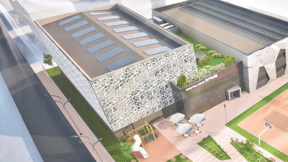 Новата спортна зала "Дунав" в Пловдив отваря врати през лятото