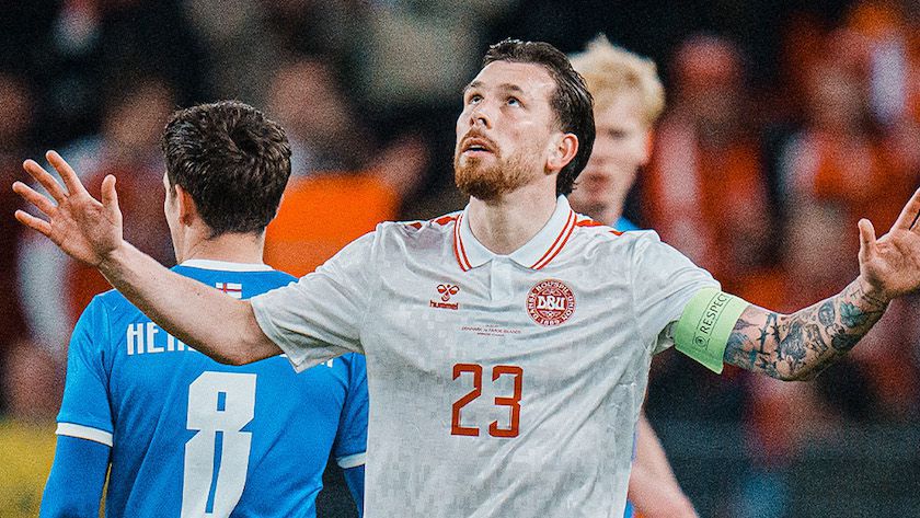 Хьойберг с гол и асистенция за победа на Дания