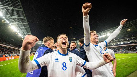 Косово изригна срещу Словакия и е на крачка от чудото