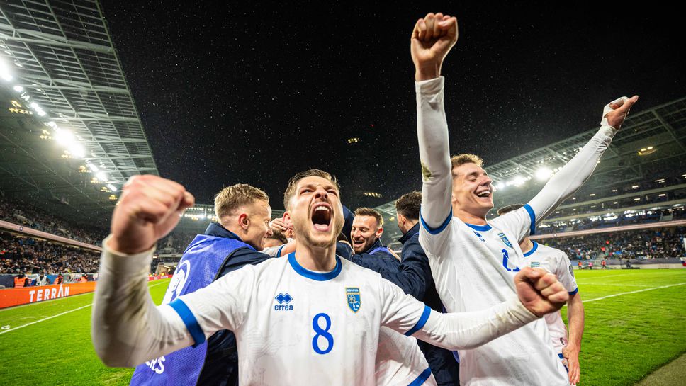 Косово изригна срещу Словакия и е на крачка от чудото