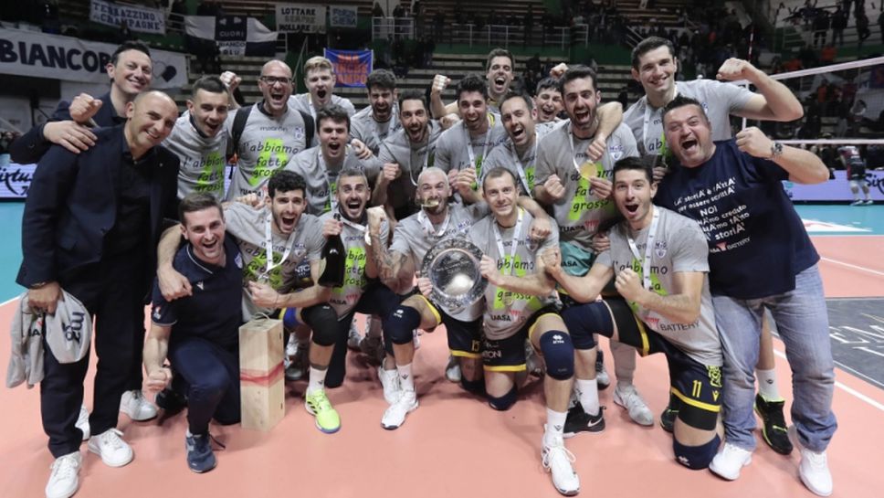 Български волейболист и отборът му спечелиха промоция за Суперлигата на Италия