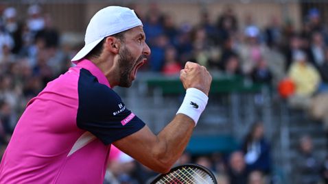  Григор Димитров не срещна усложнения против подъл чилиец на старта в Мадрид 