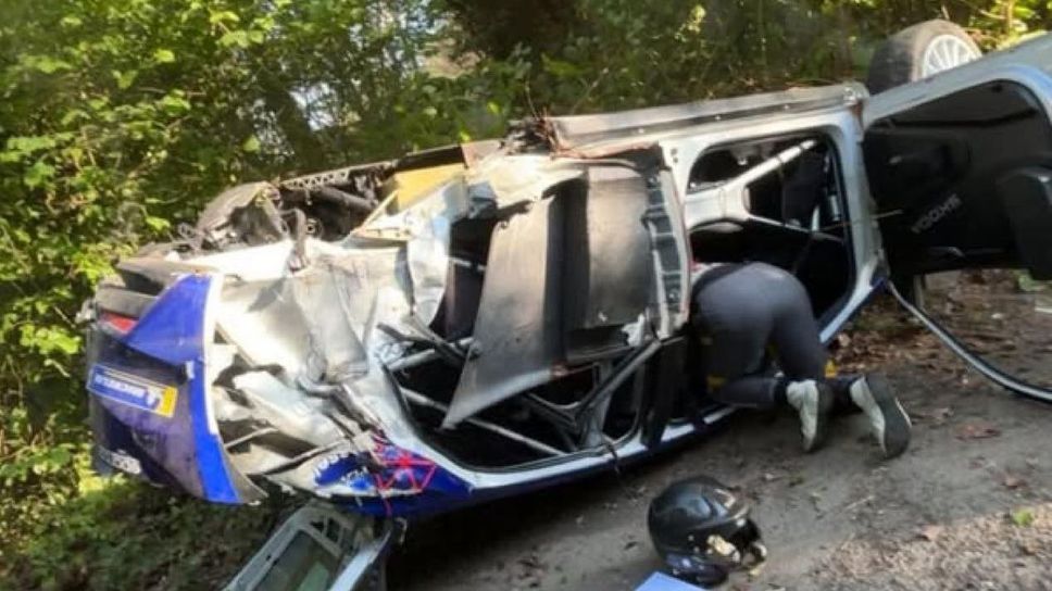 Йос Верстапен с тежка катастрофа на рали