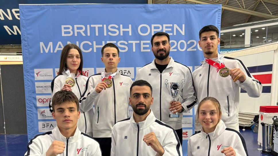 Български национали по таекуондо записаха успехи на Откритото първенство на Великобритания