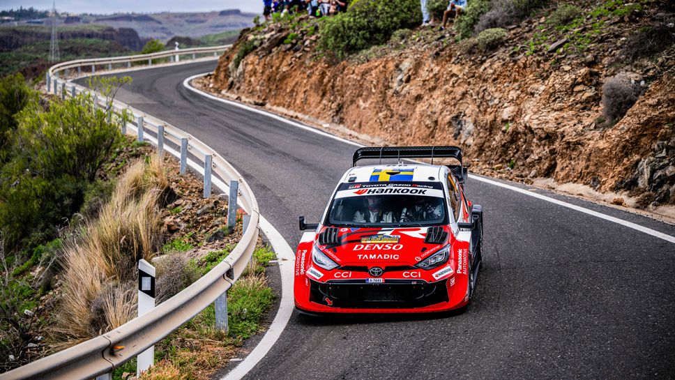 Оливър Солберг катастрофира и отпадна от рали „Канарски острови“