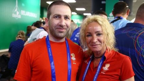 Мария Гроздева и Самуил Донков 17-и на пистолет при смесените отбори