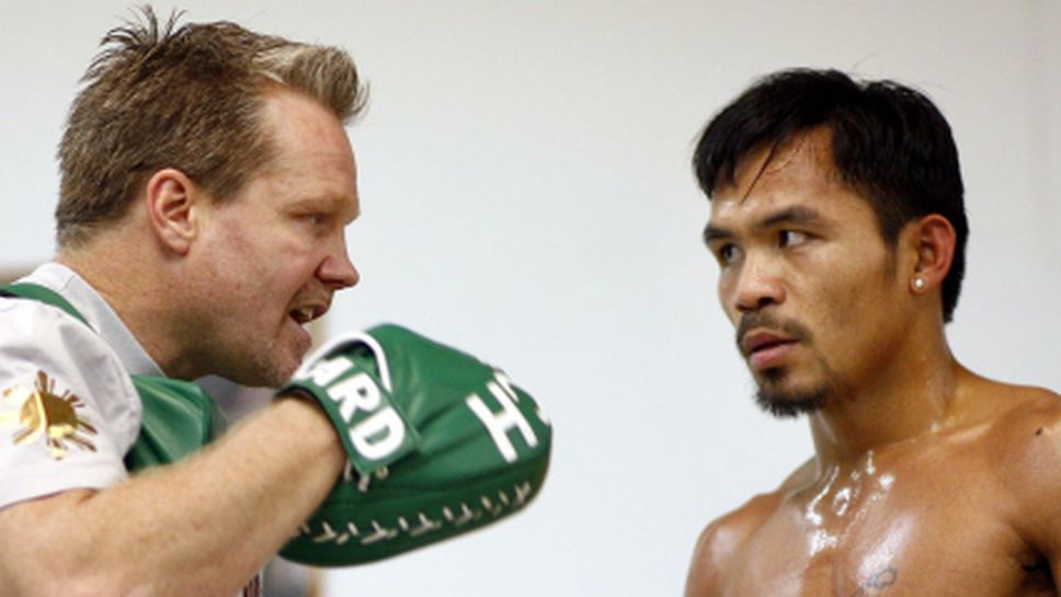 Роуч: Пакяо се отказва, ако бъде нокаутиран от Риос