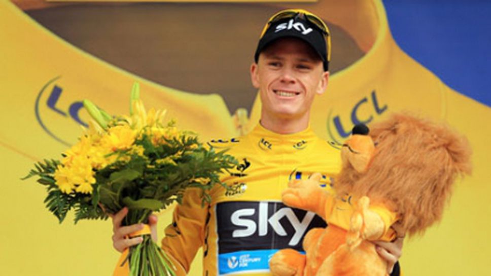 Британецът Крис Фруум гледа към победа в Тур дьо Франс