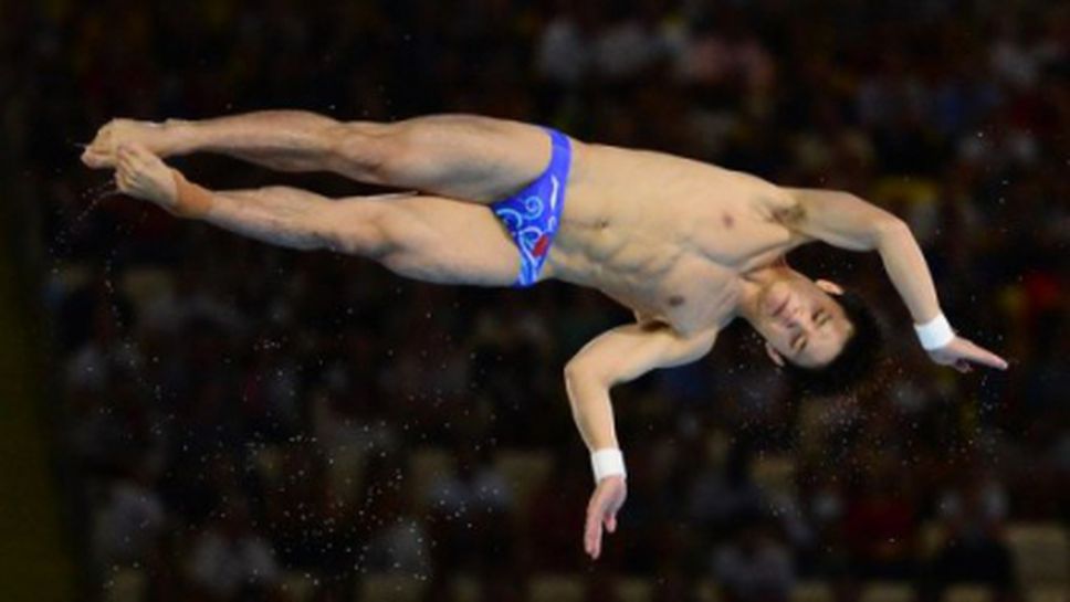 Китаец защити титлата си на еднометров трамплин