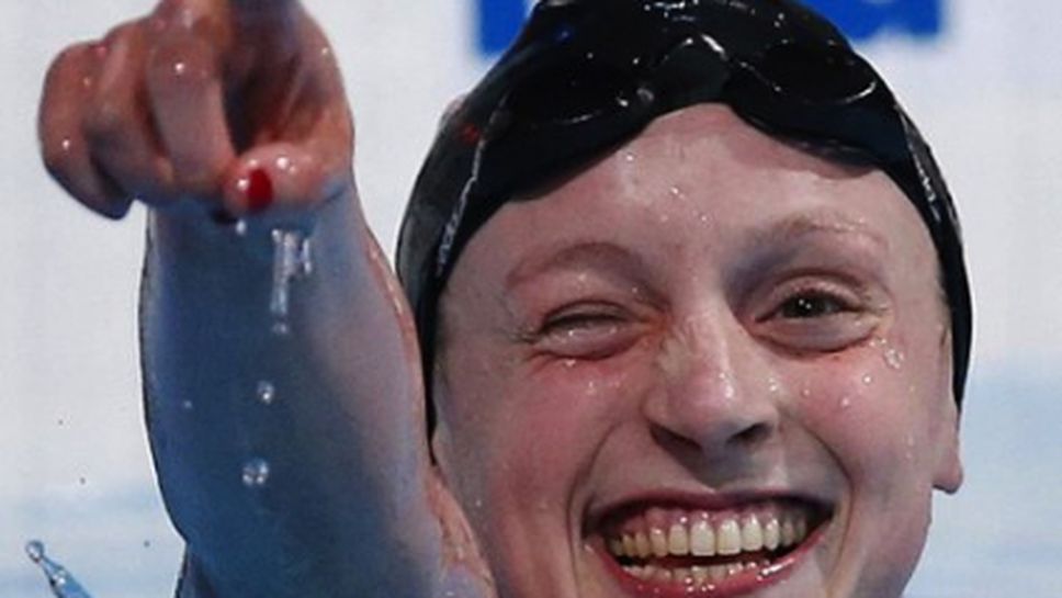 Кати Ледецки стана световна шампионка в плуването на 800 метра свободен стил с нов световен рекорд