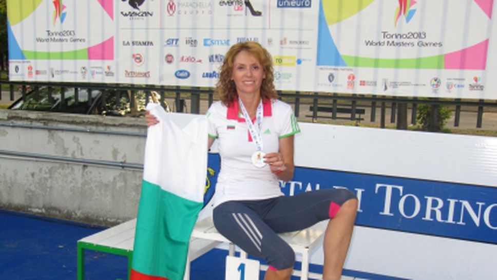 Красимира Чахова със сребърен медал на Олимпиадата за ветерани