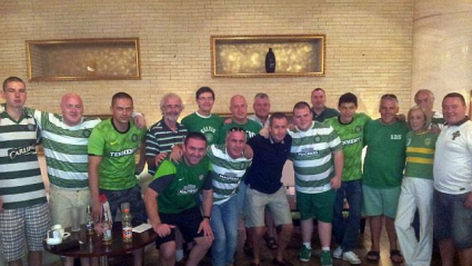 30 фенове на Селтик пътуваха 3000 мили за мач