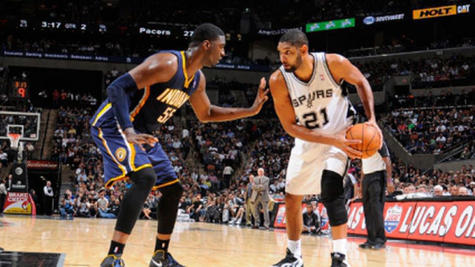 Рой Хибърт тренира с легендата Дънкан