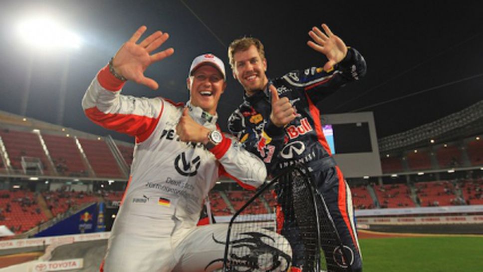 Михаел Шумахер се завръща в "Състезанието на шампионите"
