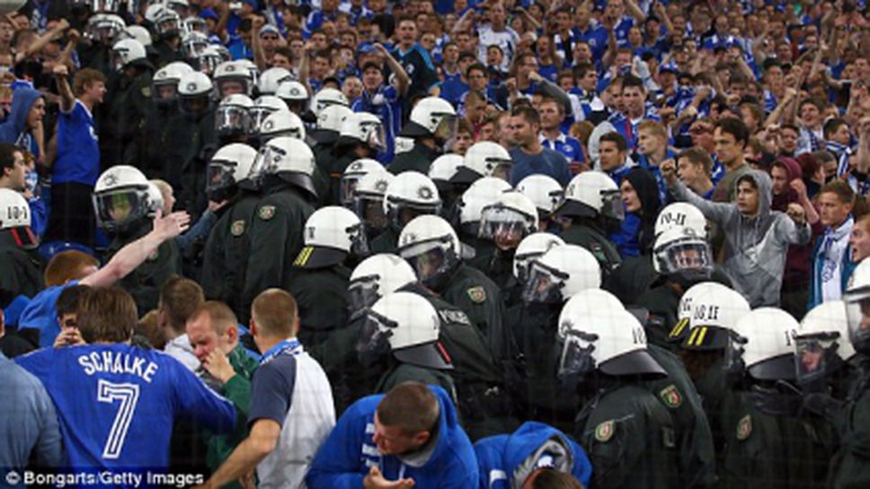 Шалке критикува действията на полицията по време на мача с ПАОК
