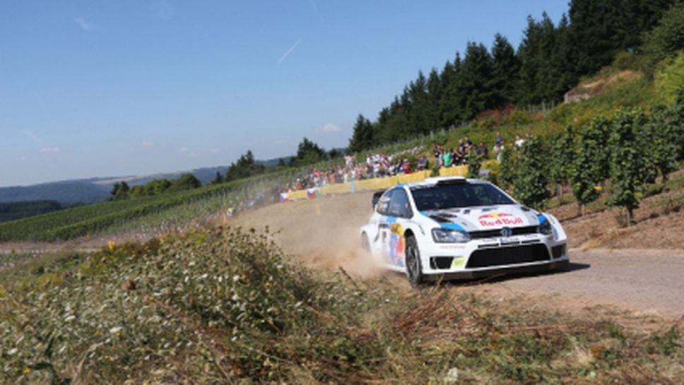 Латвала с преднина пред Нувил в Рали Германия, Ожие отпадна