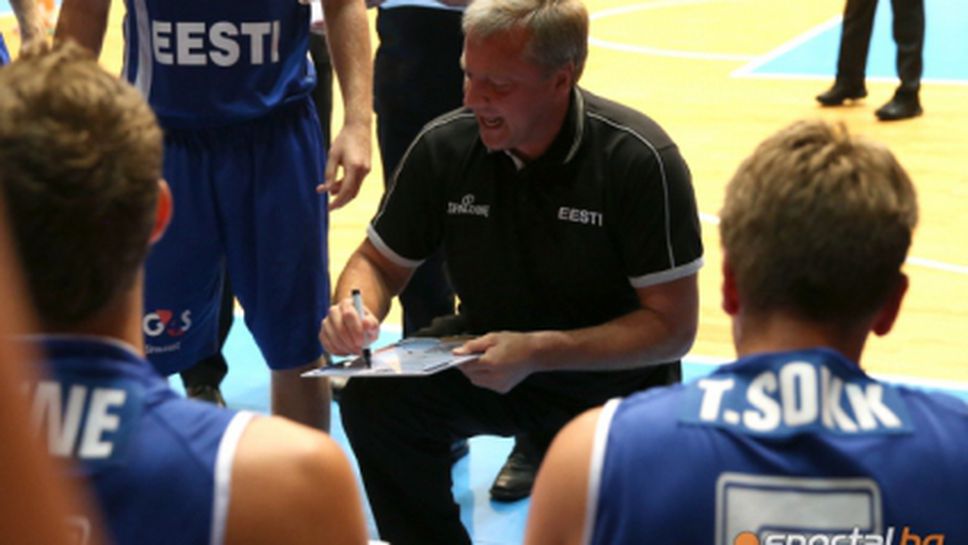 Треньорът на Естония: България е добър отбор, втората среща ще е тежка
