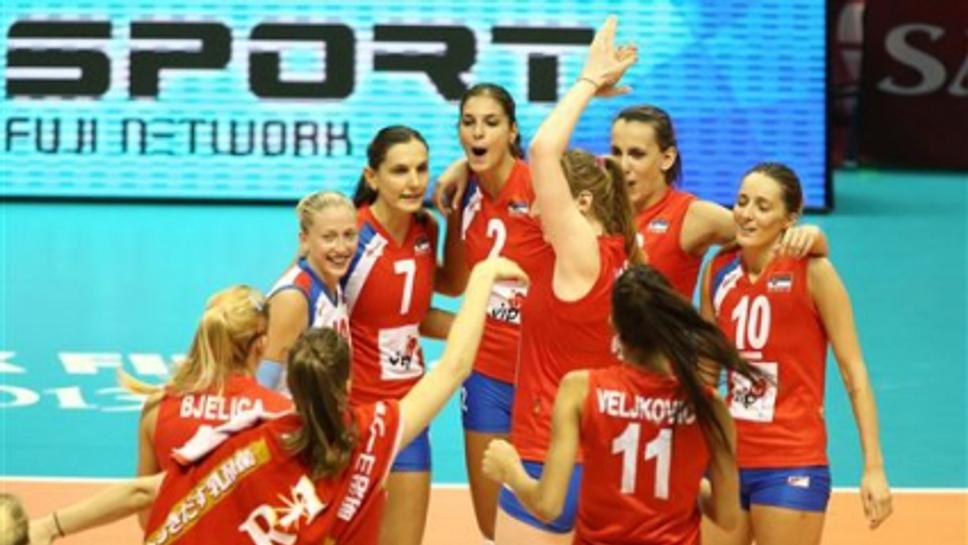 Сърбия изненада Япония с 3:0 на финалите на Гран При