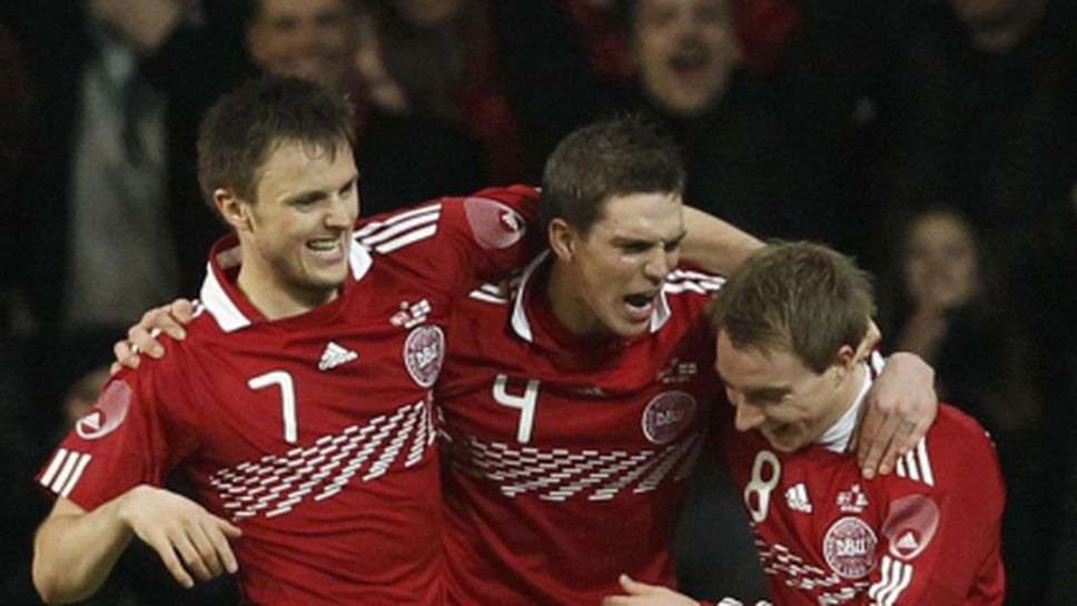 С много късмет Дания завърза още повече битката в нашата група (видео)
