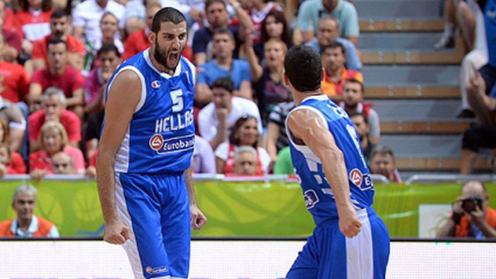 Гърция нанесе трето поражение на Турция на Евробаскет 2013