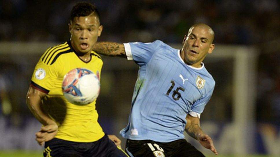Уругвай се върна в играта и отложи празненствата в Колумбия