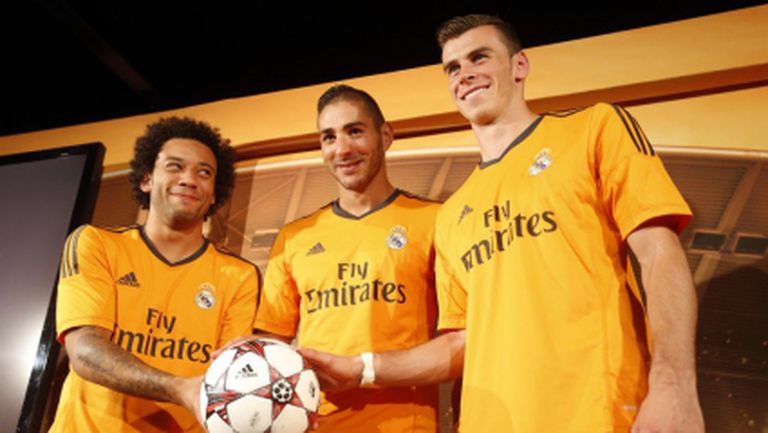 Реал Мадрид представи оранжевия екип за ШЛ (фотогалерия)