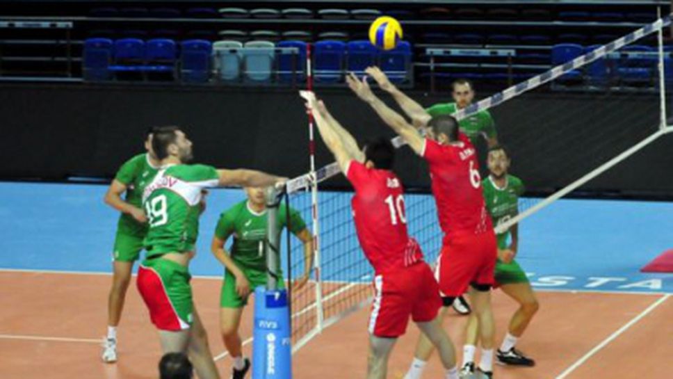 България загуби от Турция с 2:3 в първата контрола в Истанбул