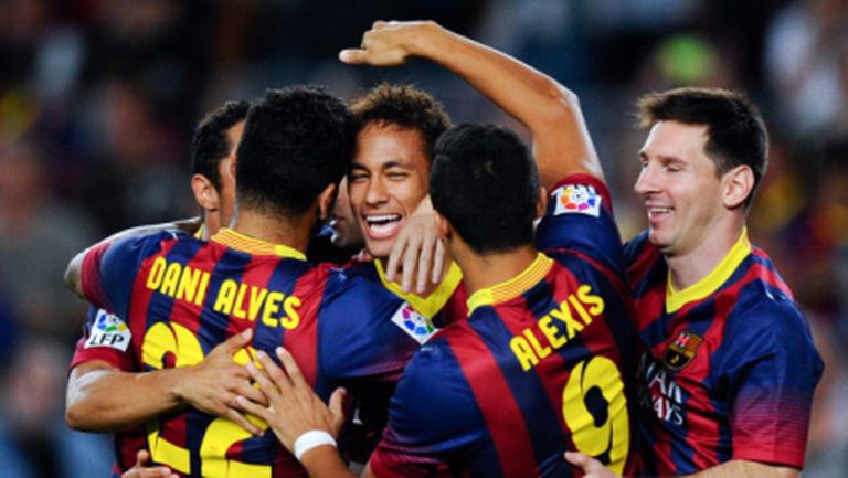 Барселона продължи победната си серия, Неймар се отпуши (видео)