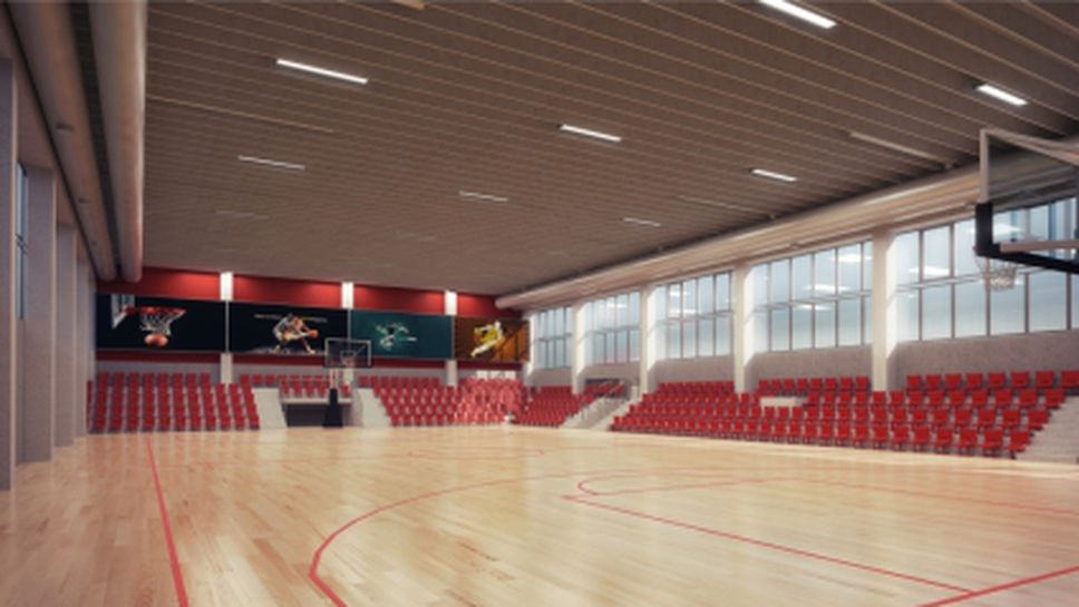 Баскетболният ЦСКА показа новата зала, която ще е готова догодина