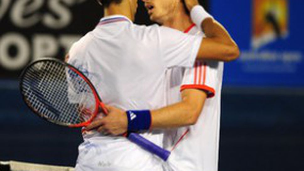 Джокович се радва на отношенията си с Анди Мъри