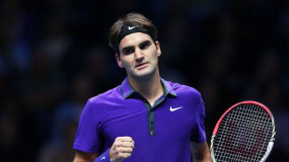 Федерер се справи с Ферер и се класира за полуфиналите в Лондон