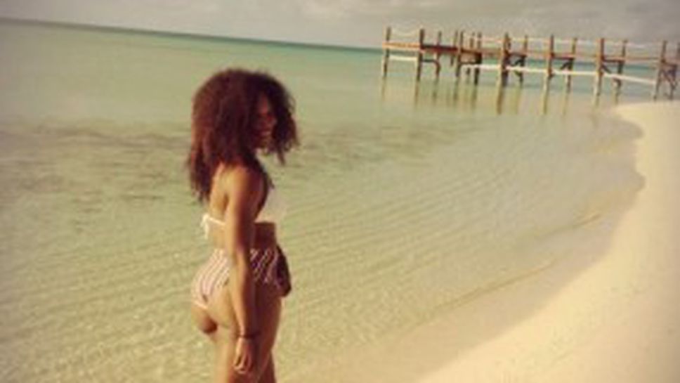 Серина се отдаде на почивка на Бахамите