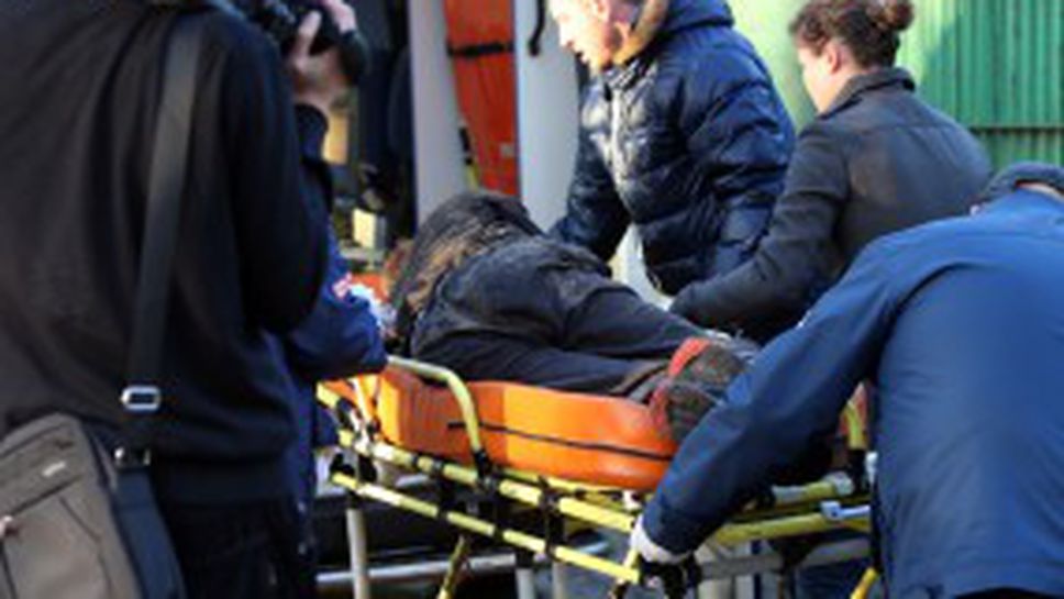 Брутално: фен на Левски наръган с щека за ски в лицето (видео + галерия)